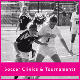 Soccer Clinics girls playing soccer